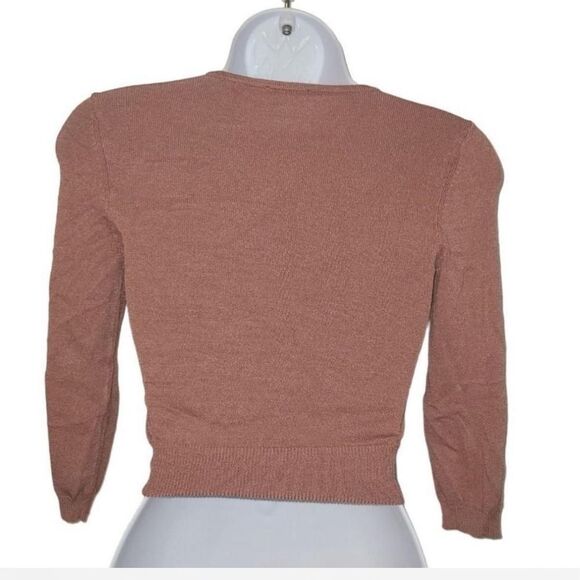 Halogen pink Cropped Cardigan - Picture 2 of 7